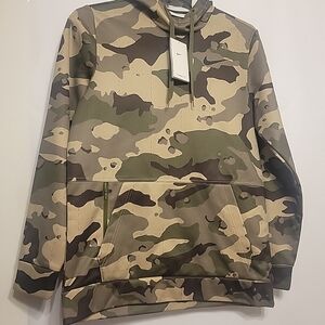 Nike Therma-FIT Men Khaki /Multi Camo Training Hoodie (DD1757-247) Size Small